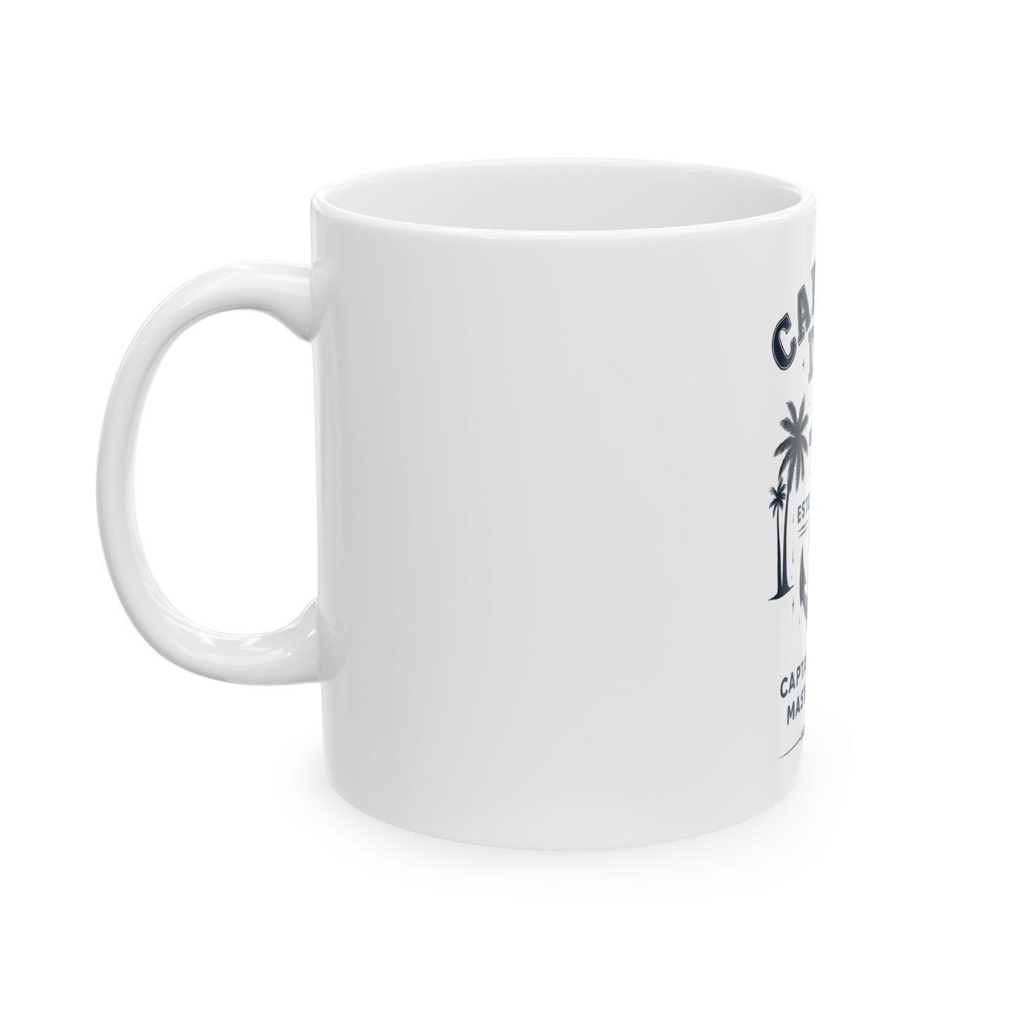 Captain Dad Ceramic Mug (11oz, 15oz) - Father's Day Gift